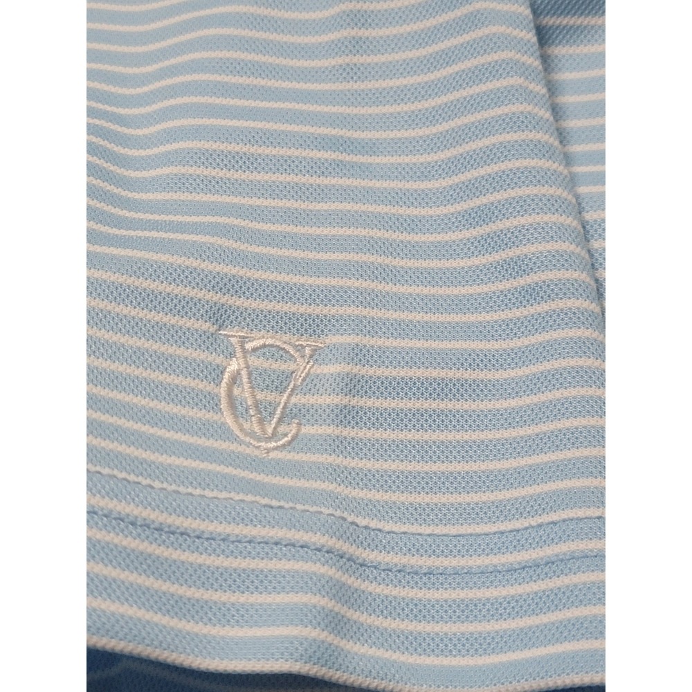 Johnnie-O Boys Hangin Out Striped Polo Shirt Lot of 2 Pink Blue Size 10 JBP02620 - Picture 11 of 12